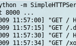 How to host a web server using Python ?