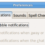 How to disable Popup Bubble notifications in Empathy messenger?