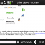 KOffice to be available in Nokia’s Maemo 5