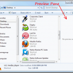 How to enable the File Preview in sidebar feature in Windows 7