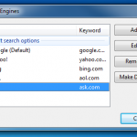 How to add or remove search engines in Google Chrome?