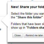 How to share folders in Google Docs?