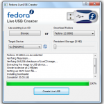 How to create a Fedora 12 Constantine Live USB boot disk?