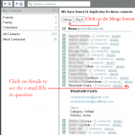 How to merge all duplicate contacts in GMail?
