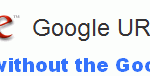 Shorten links at goo.gl without using the Google Toolbar [Works in Opera & Safari as well]