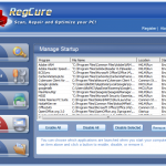 RegCure Registry Cleaner – Scan, Repair & Optimise your PC
