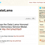 Dalai Lama joins Twitter