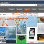How To Delete Or Edit Multiple Posts At Once In Tumblr?