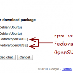 Google GMail Video Chat RPM Version Released For Fedora, RedHat, CentOS, OpenSUSE