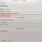 Disable The Automatic Suspension Of Desktop Effects In Kubuntu 10.10