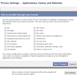Facebook Introduces New Privacy Settings For Applications, Games & Websites
