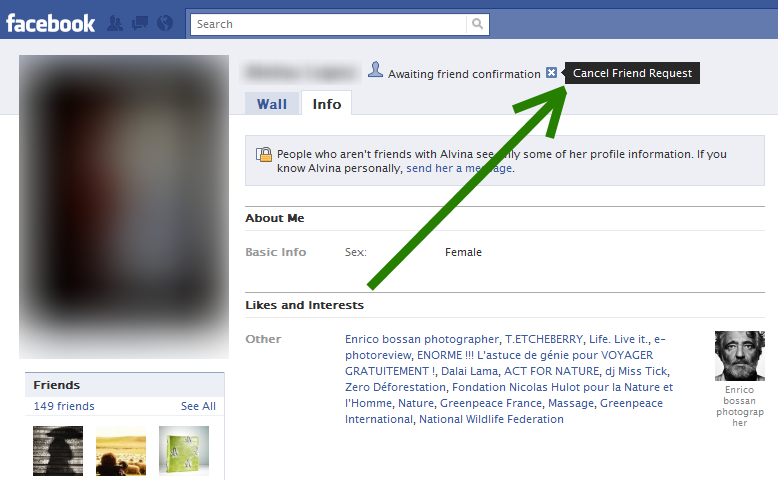 Facebook Adds Bing Integration Remove Friend Request Option