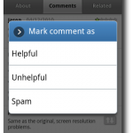 Android Market Update Brings Related Apps And Comment Rating