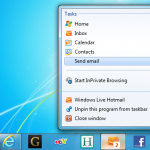 IE 9 Shows Unread Mail Count For Hotmail On Being Pinned To Taskbar