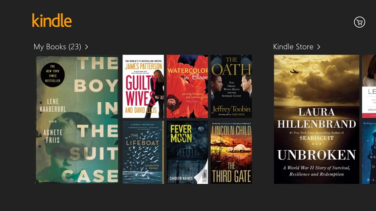 Amazon Kindle Reader Windows 8 ebook reader
