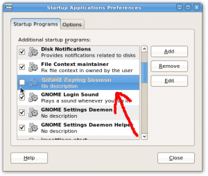 Gnome keyring daemon не отвечает linux mint