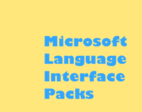 Language Interface Packs Microsoft