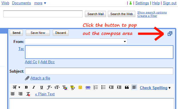 Compose Mail Popout Gmail Multitasking