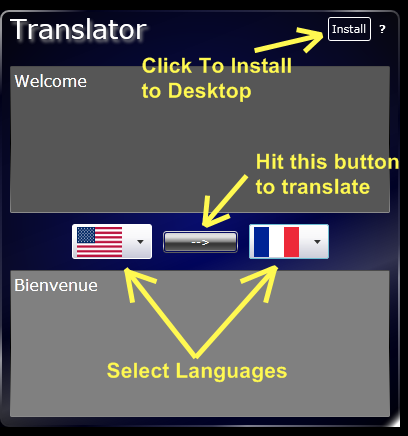 Translator Silverlight How-To