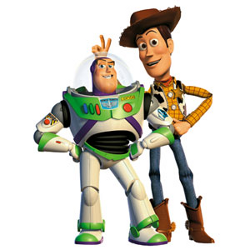 buzz and woody from toy story