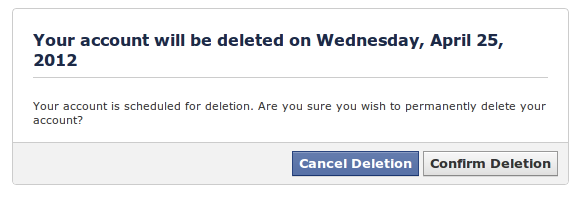 Cancel Deletion and get back on Facebook