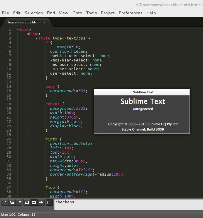 sublime text editor version