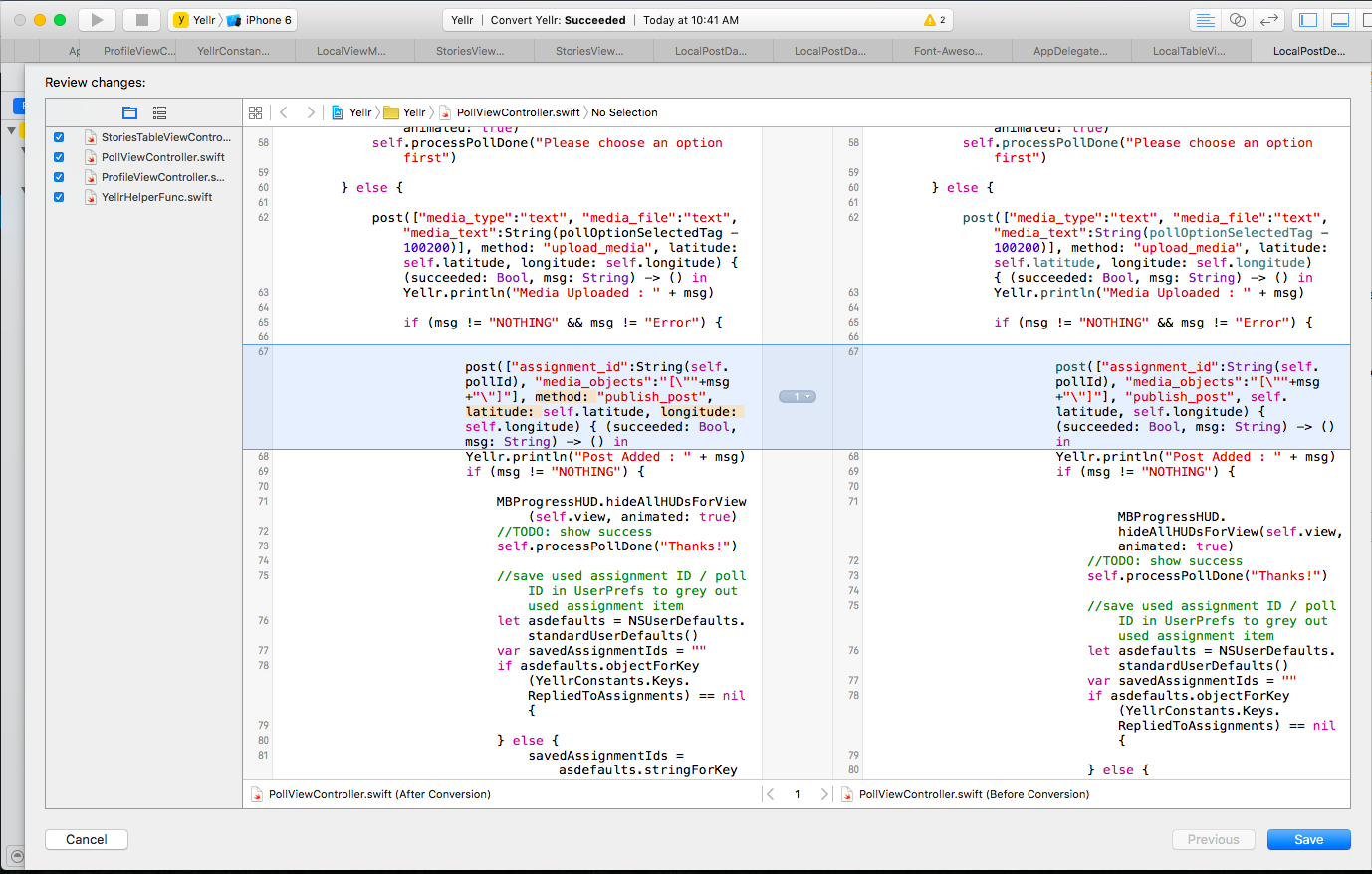 latest version of swift and xcode